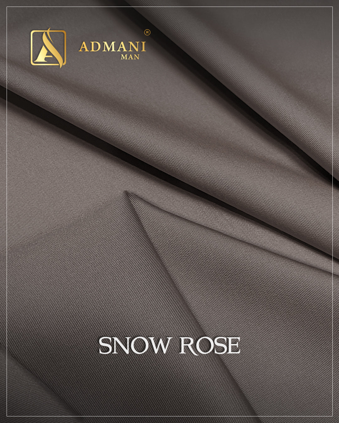 Snow Rose Tawny Brown Premium Medium-Winter Unstitched Fabric Menswear Shalwar Kameez by Admani Menswear Pakistan
