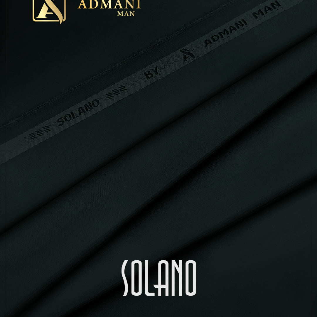 Solano Peacock Color Unstitched Fabric Mens Clothing Pakistan by Admani Menswear