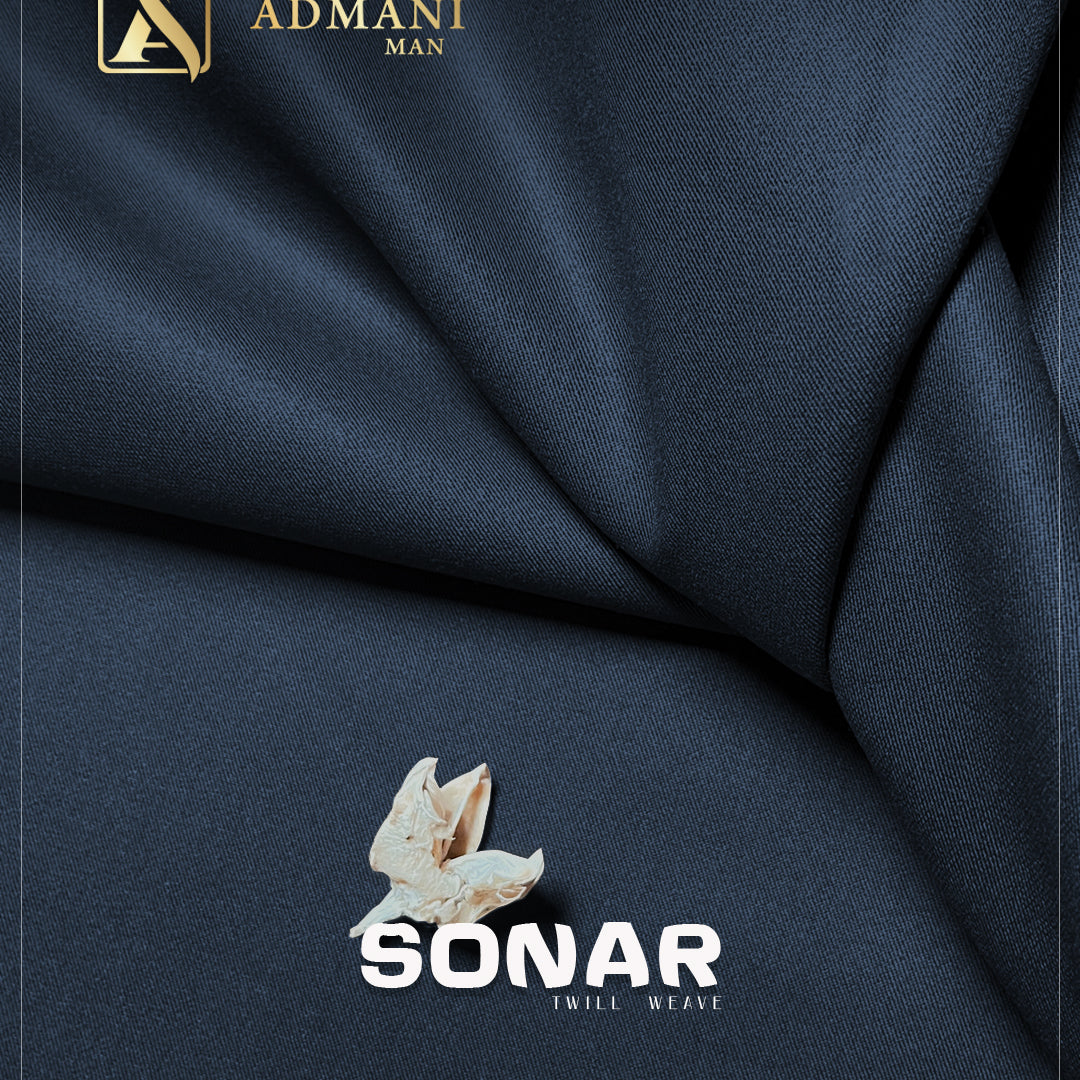 Blue winter fabric for men's shalwar kameez