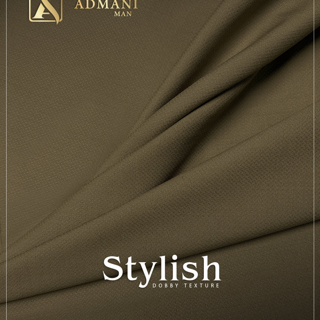 Stylish Hazel Wood premium wash & wear fabric for men