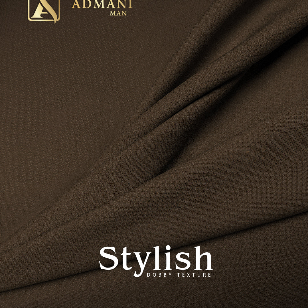 Stylish Roasted Coffee premium wash & wear fabric for shalwar kameez