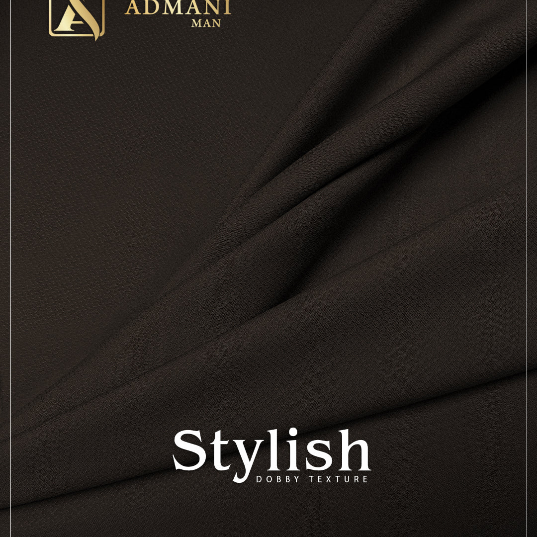 Stylish Wood Brown premium wash & wear fabric by Admani Menswear