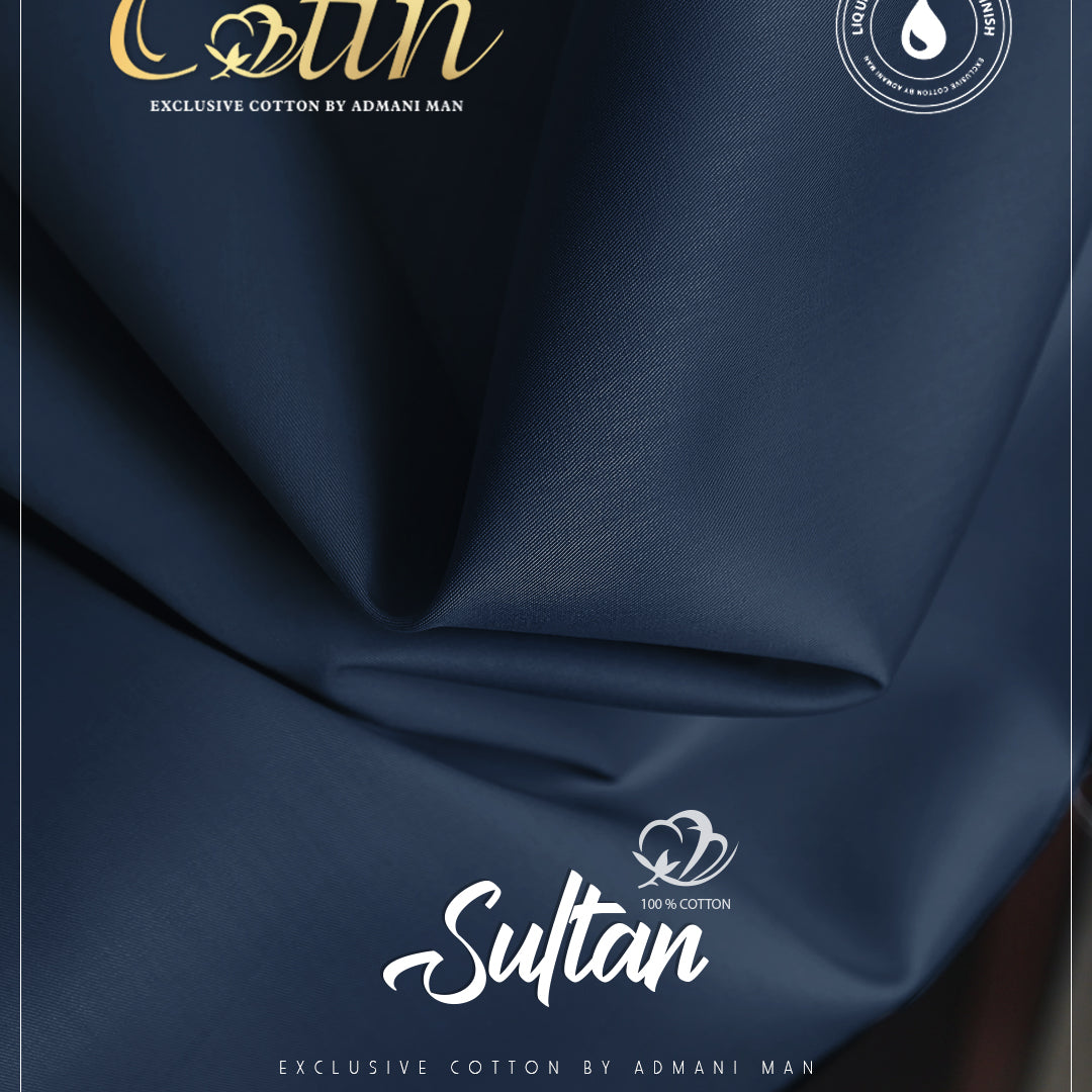 Sultan Arsenic Gray Premium Egyptian Cotton Liquid Ammonia Fabric for Everyday Elegance by Admani Pakistan
