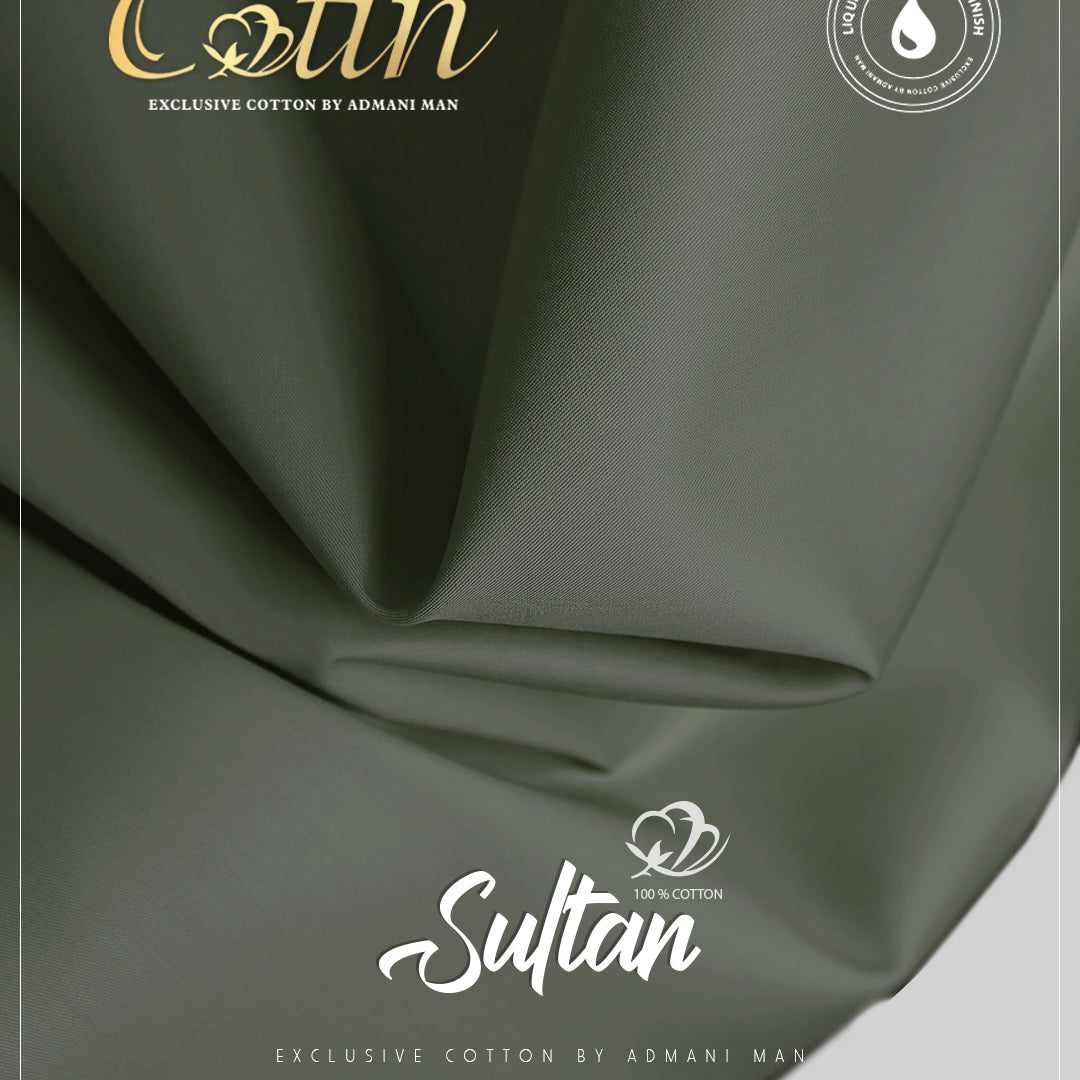 Sultan Garnet Red Premium Egyptian Cotton Liquid Ammonia Fabric for Wedding Styling by Admani Pakistan