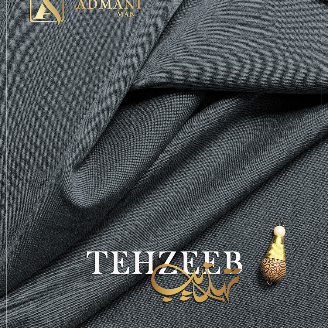 Tehzeeb Arsenic medium winter fabric for men's shalwar kameez