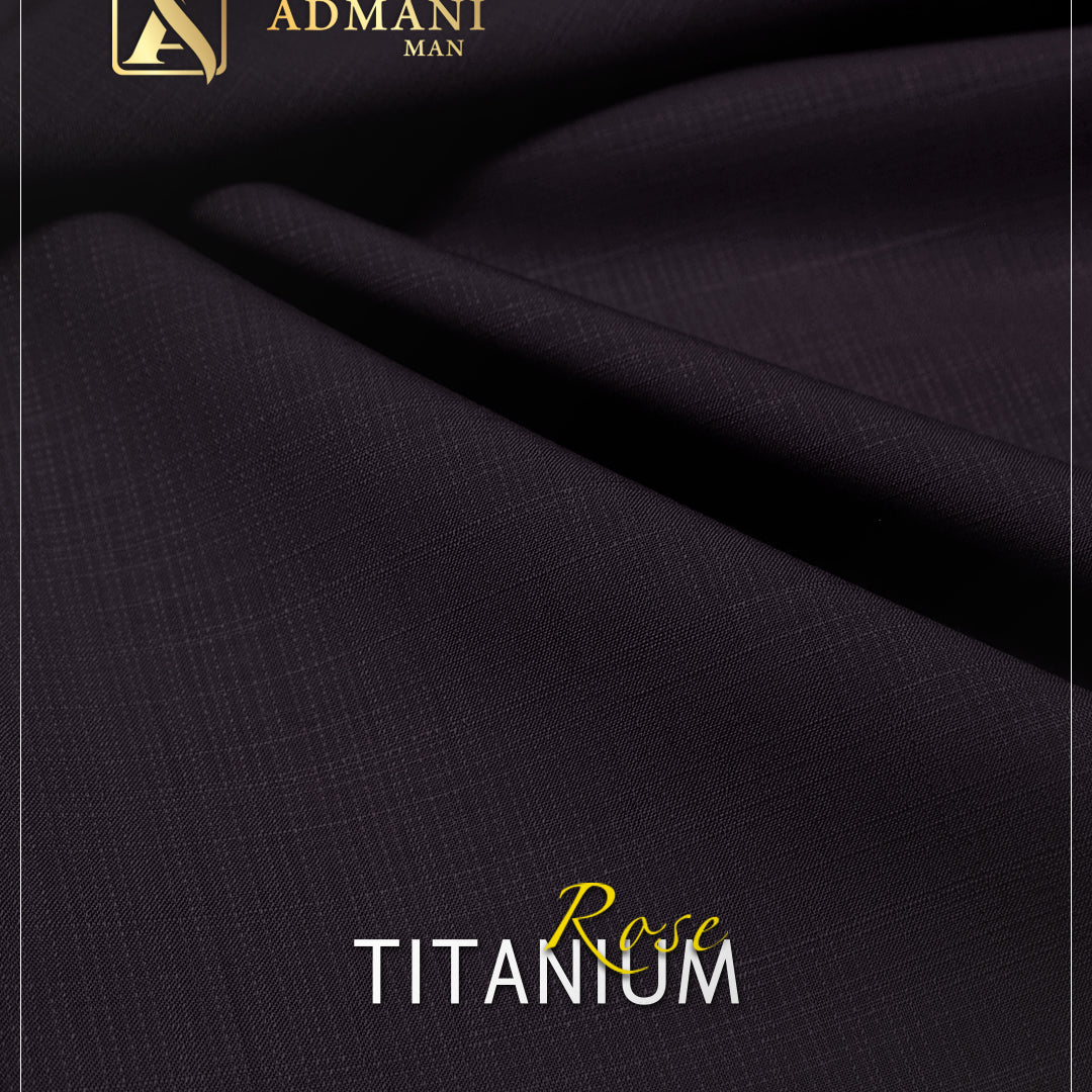 Titanium Rose Blood Color Premium Unstitched Fabric Mens Clothing Pakistan by Admani Menswear
