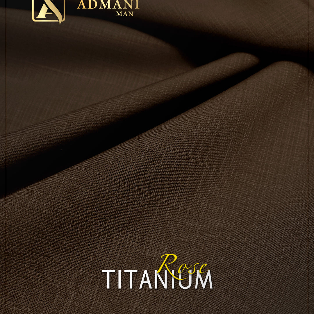 Titanium Rose Merlot Color Unstitched Fabric Mens Clothing Pakistan by Admani Menswear