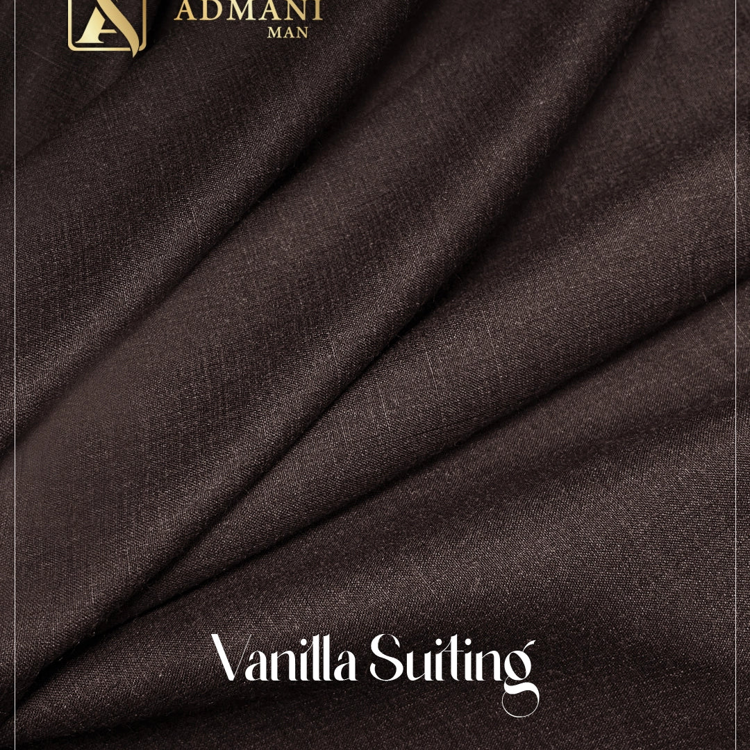 Vanilla Suiting Seaweed pure winter fabric for Pakistani mens shalwar kameez