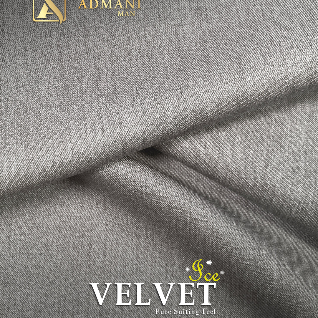 Velvet Ice Tawny Brown Premium Dobby Medium-Winter Unstitched Fabric Menswear Shalwar Kameez by Admani Menswear Pakistan