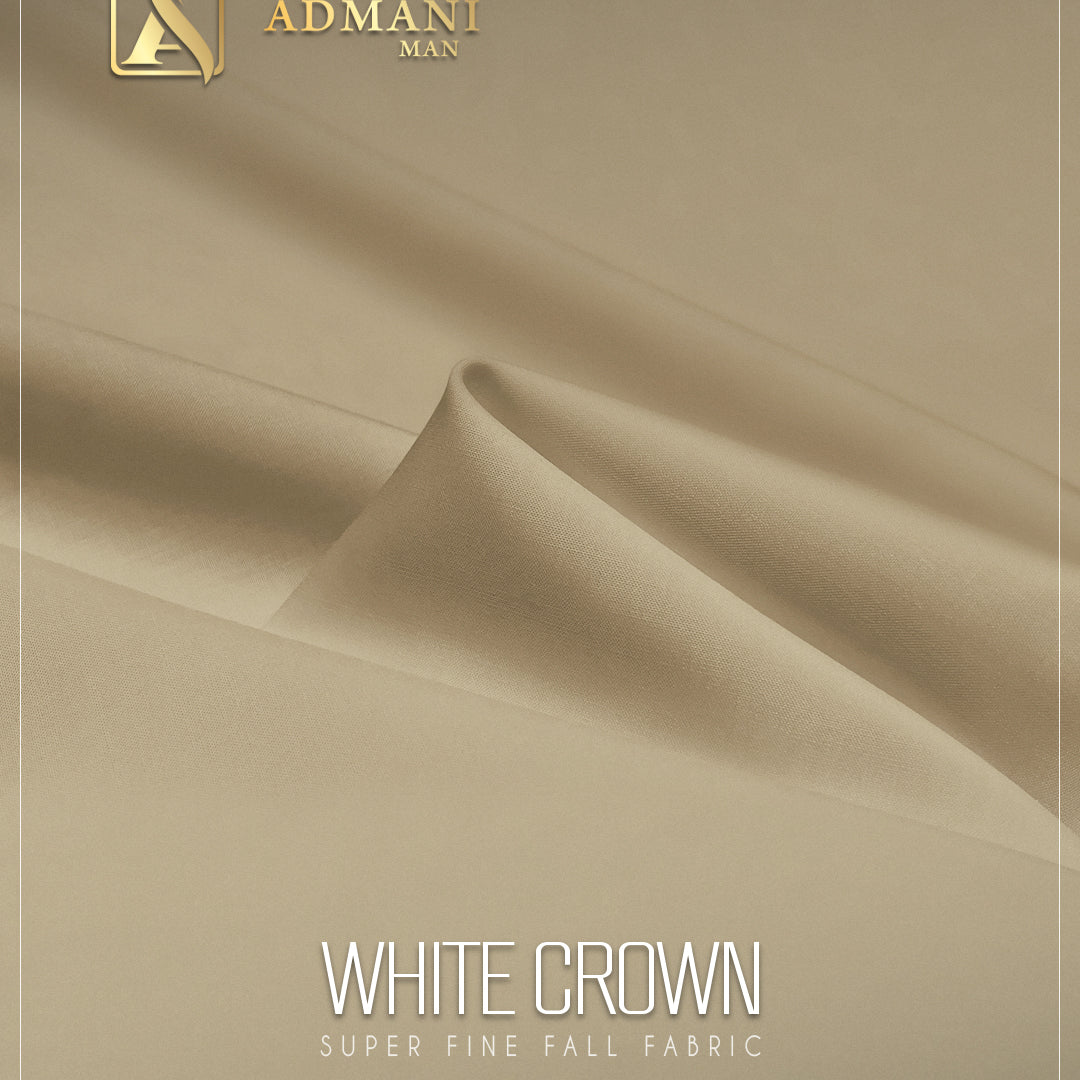 White Crown Sandcastle super fine fall fabric for formal menswear shalwar kameez