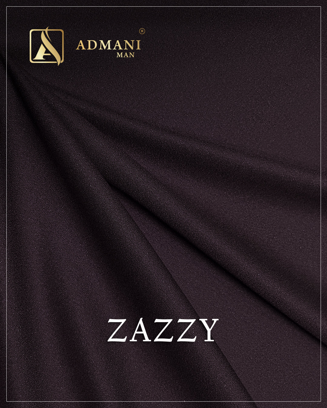Zazzy Merlot Unstitched Micro Design Fabric for Men by Admani Menswear Pakistan