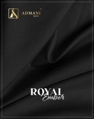 Black Unstitched Fabric For Shalwar Kameez 