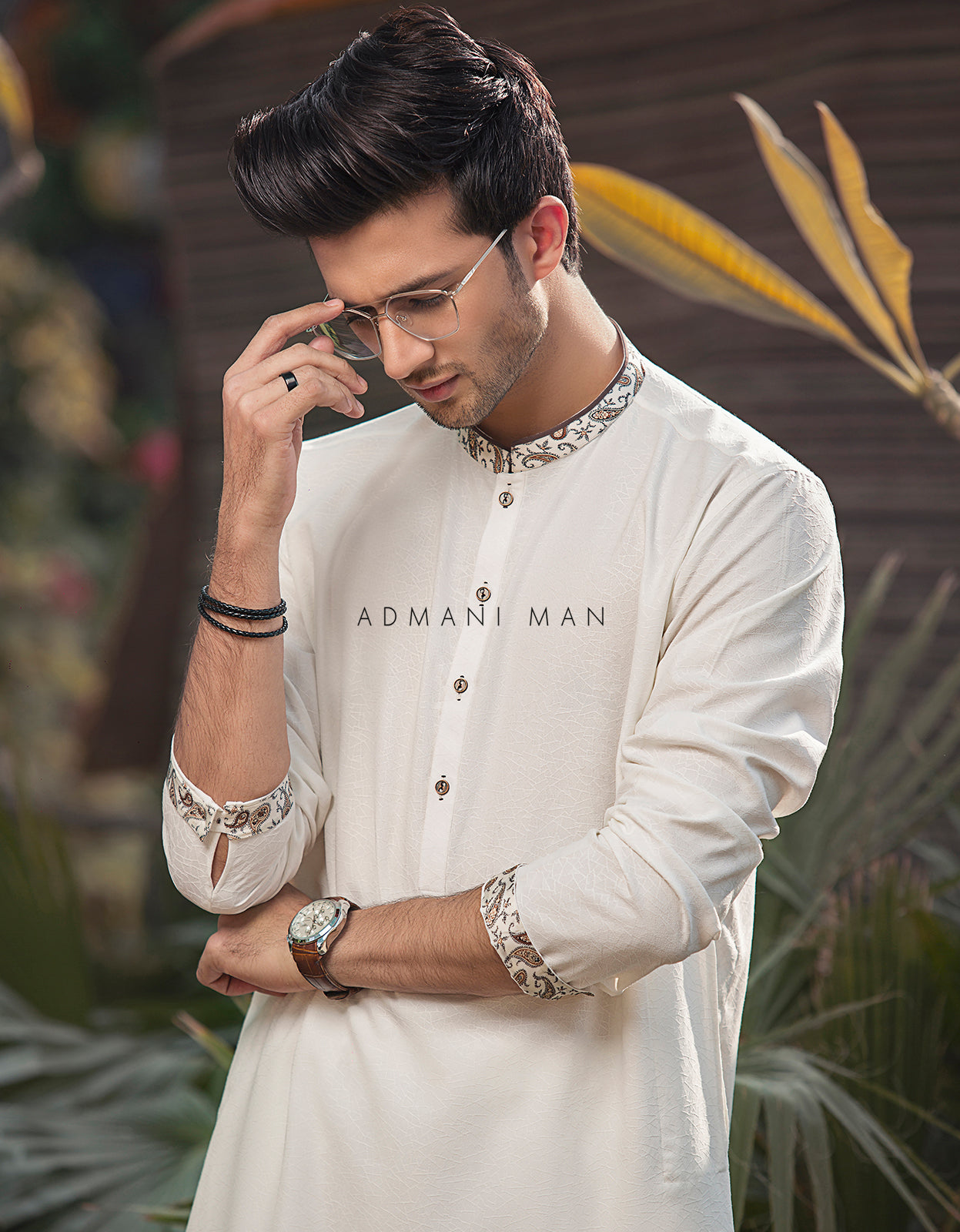 Designer-quality men’s unstitched fabric for special occasions