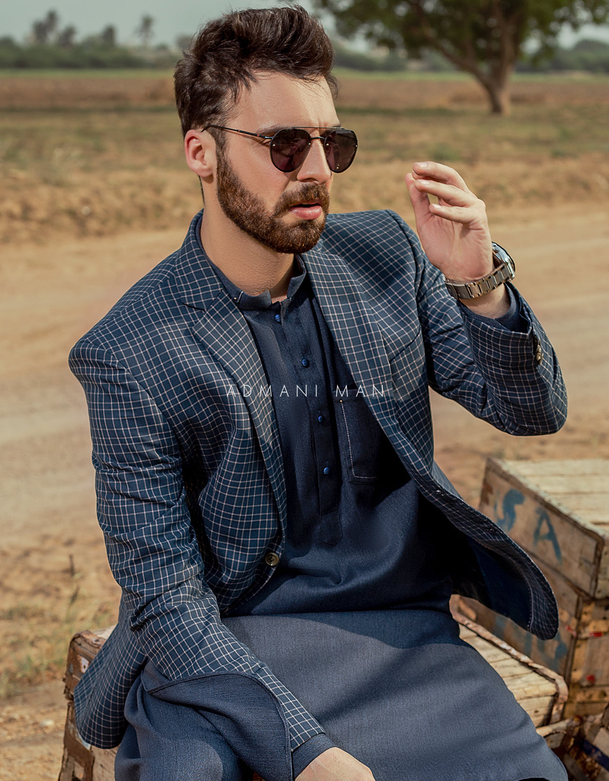 Elegant men’s unstitched fabric for custom-made attire