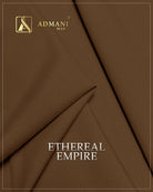 Ethereal Empire Roasted Coffee Unstitched Shalwar Kameez Fabric Mens Clothing Pakistan by Admani Menswear