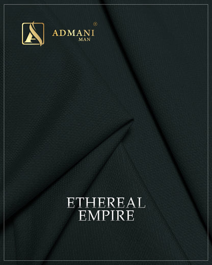 “Elegant men’s unstitched fabric – Ethereal Empire soft and breathable material”