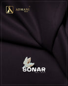 Sonar Merlot winter slub fabric for men's shalwar kameez