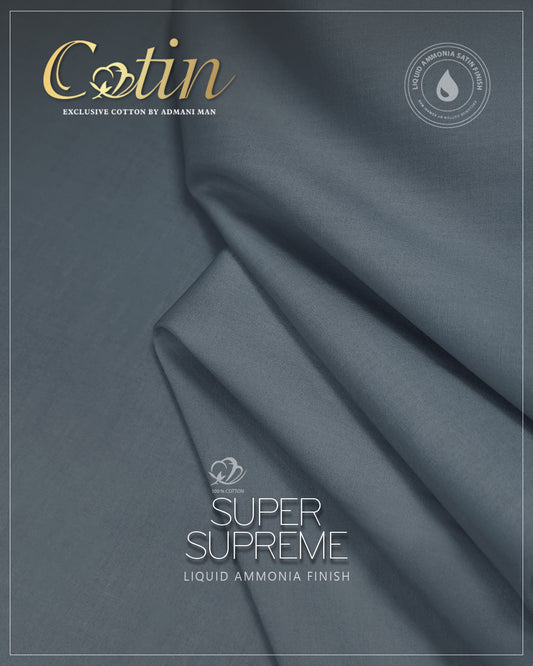 “Luxury men’s shalwar kameez fabric – Super Supreme finish cotton”