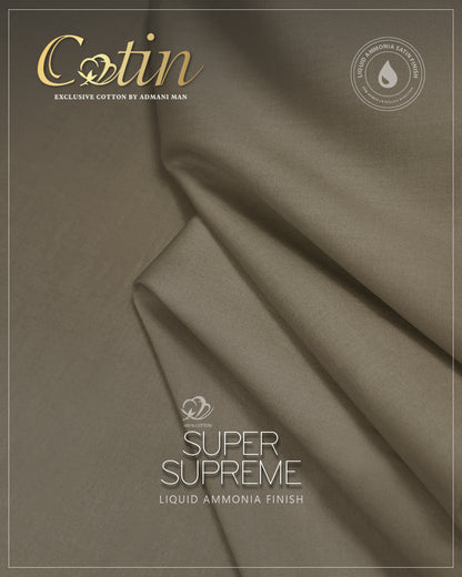 “Super Supreme finish men’s unstitched cotton – stylish breathable summer fabric”