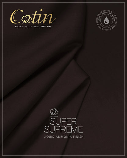 “Luxury cotton fabric for men – Super Supreme finish unstitched material”