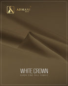 “Classic white unstitched fabric for men – White Crown premium Eastern wear”