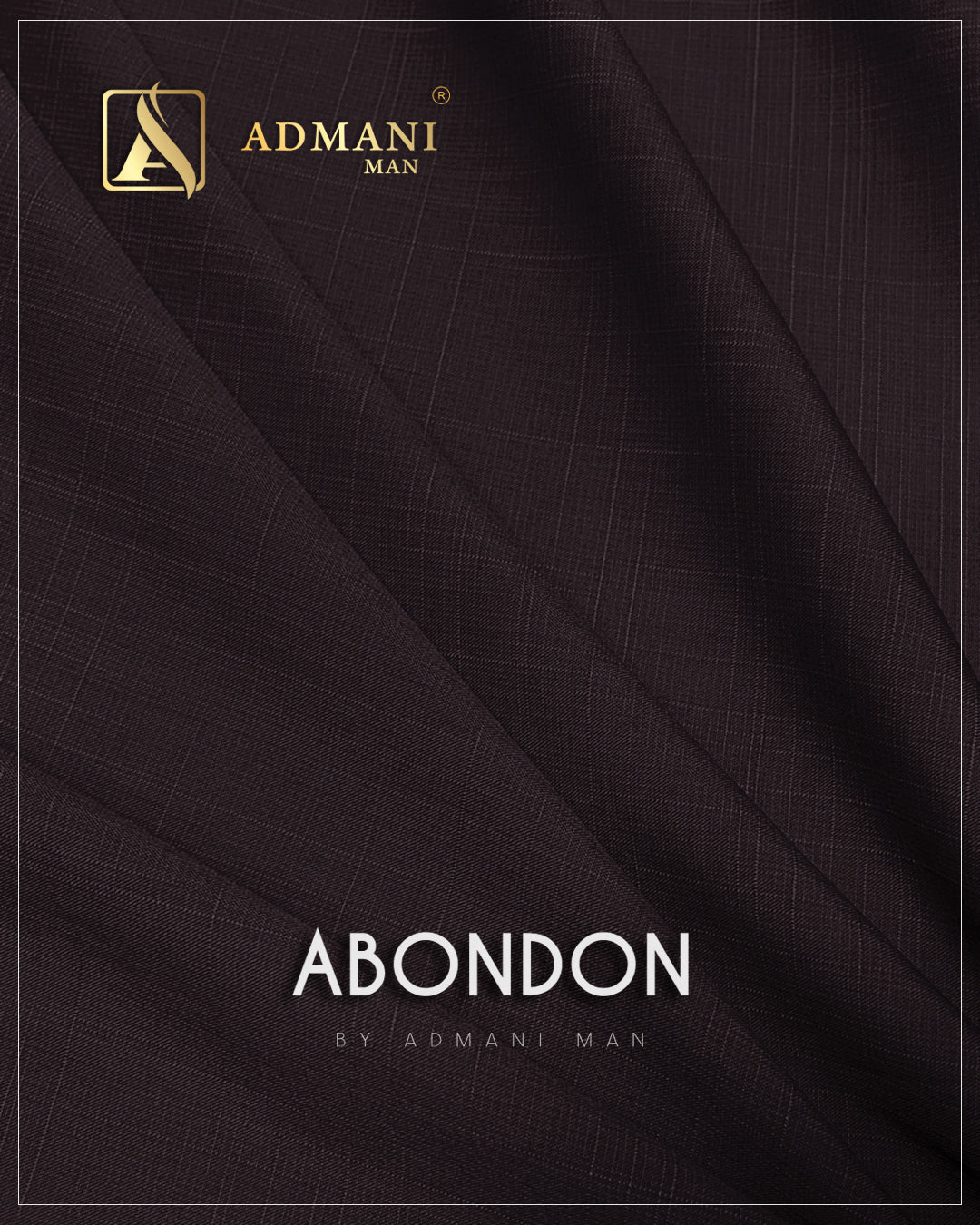 Abondon Merlot Color Premium Unstitched Fabric Menswear Shalwar Kameez Pakistan
