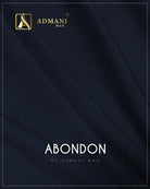 Abondon Navy Blue Unstitched Shalwar Kameez Fabric Menswear Pakistan by Admani Menswear