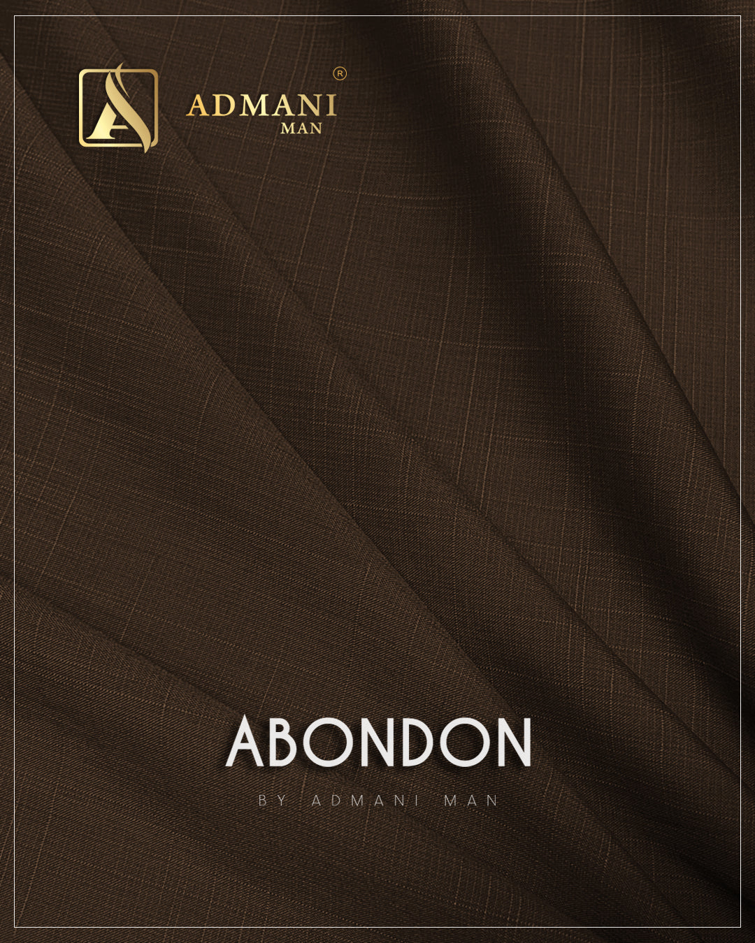 Abondon Roasted Coffee Color Unstitched Shalwar Kameez Fabric Menswear Pakistan