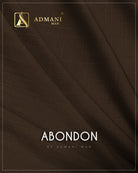 Abondon Roasted Coffee Color Unstitched Shalwar Kameez Fabric Menswear Pakistan