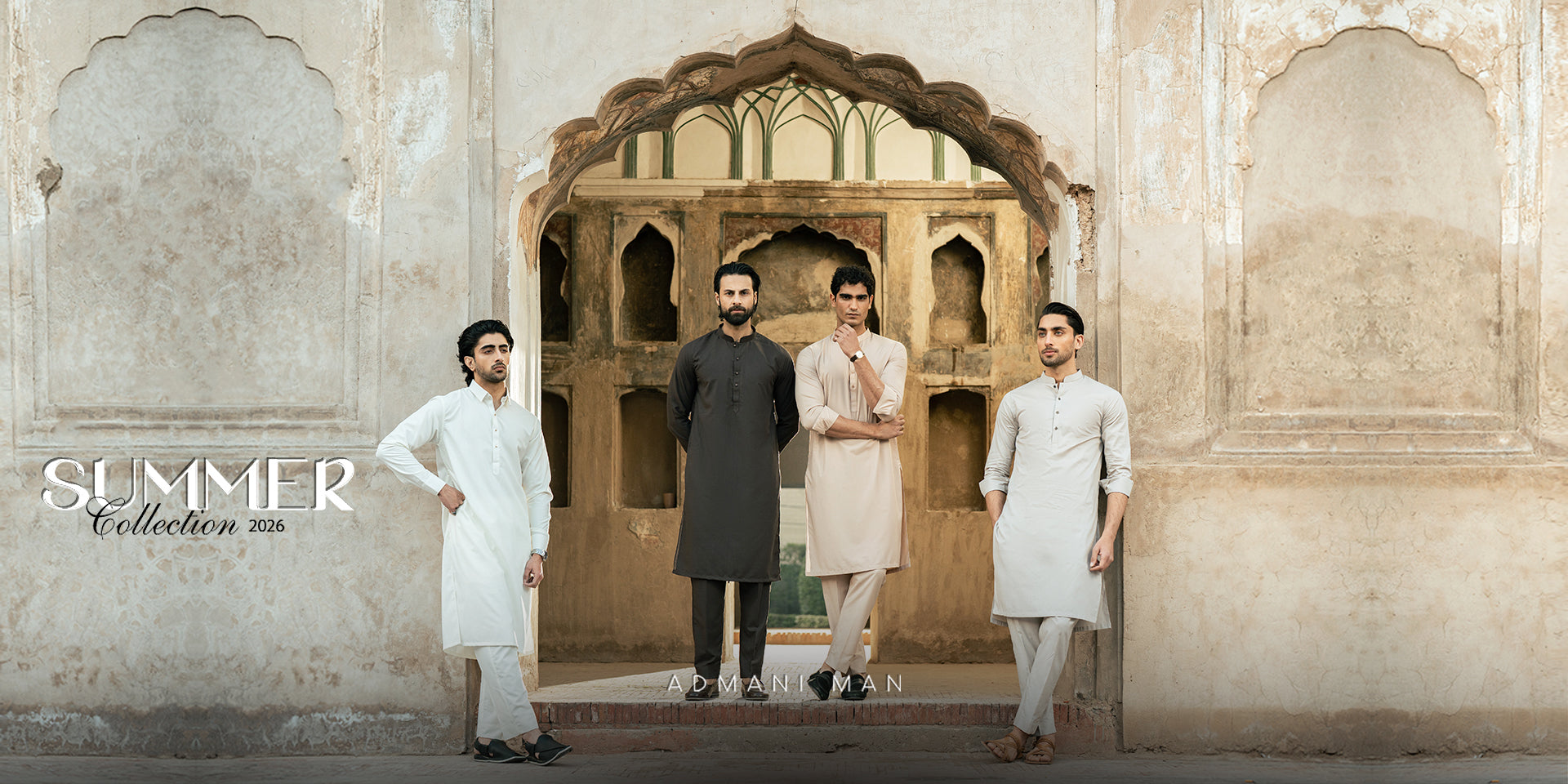 Admani Man Summer Collection 2026 - Premium Unstitched Men's Fabric in Pakistan