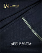 Apple Vista Beau Blue Unstitched Fabric Menswear Shalwar Kameez by Admani Menswear Pakistan