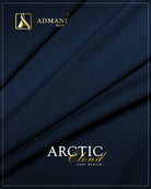 Arctic Cloud Navy slub fabric for formal mens clothing

