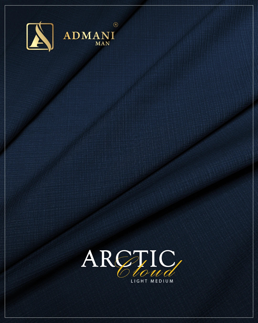 Navy Blue Shalwar Kameez Winter Fabric 