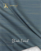 Black Forest Azure Blue Premium Unstitched Fabric for Formal Shalwar Kameez by Admani Pakistan