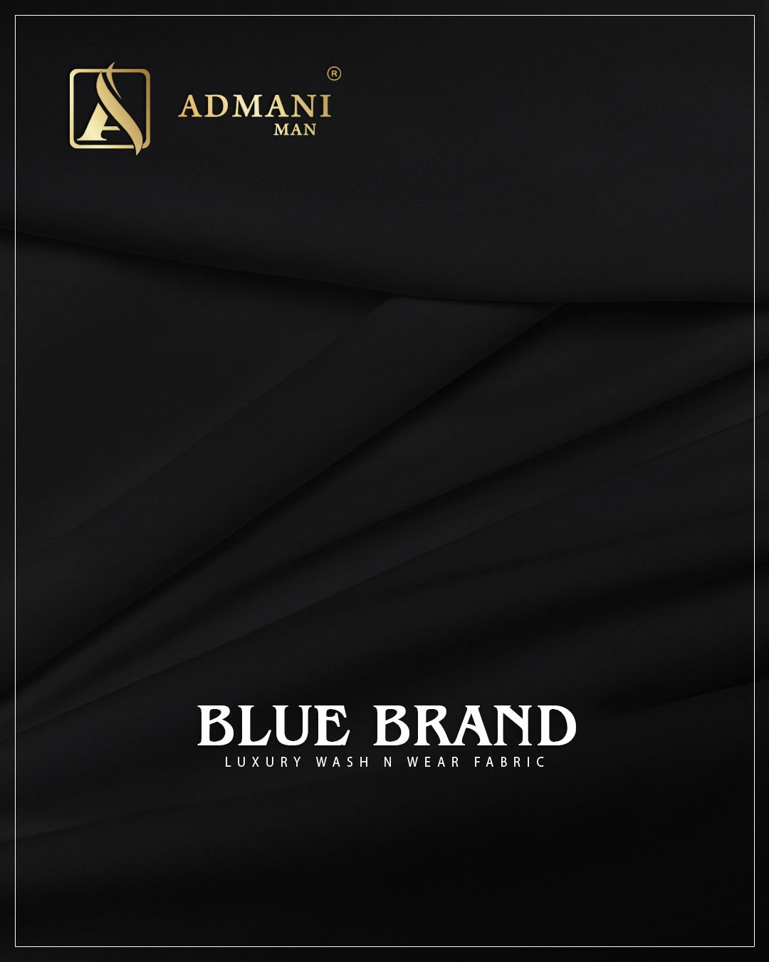 Blue Brand Black luxury wash n wear fabric for menswear shalwar kameez