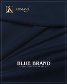 Blue Brand Navy Blue luxury wash n wear fabric for menswear shalwar kameez