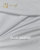 Blue Brand White luxury wash n wear fabric for menswear shalwar kameez