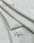 Blue Lagoon White Unstitched Fabric for Men by Admani Menswear Pakistan