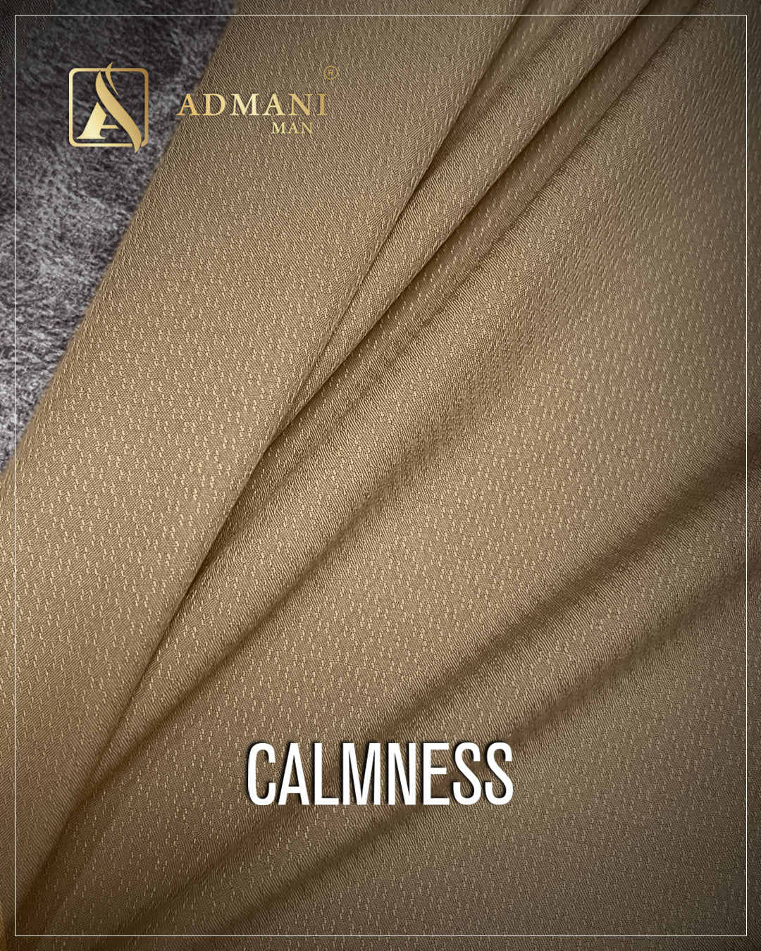 Calmness Hazel Wood Unstitched Micro Design Fabric for Men by Admani Menswear Pakistan