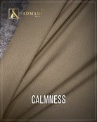 Calmness Tawny Unstitched Micro Design Fabric for Men by Admani Menswear Pakistan