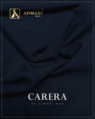 Carera Navy Blue Micro Yarn Unstitched Shalwar Kameez Fabric Menswear Pakistan by Admani Menswear