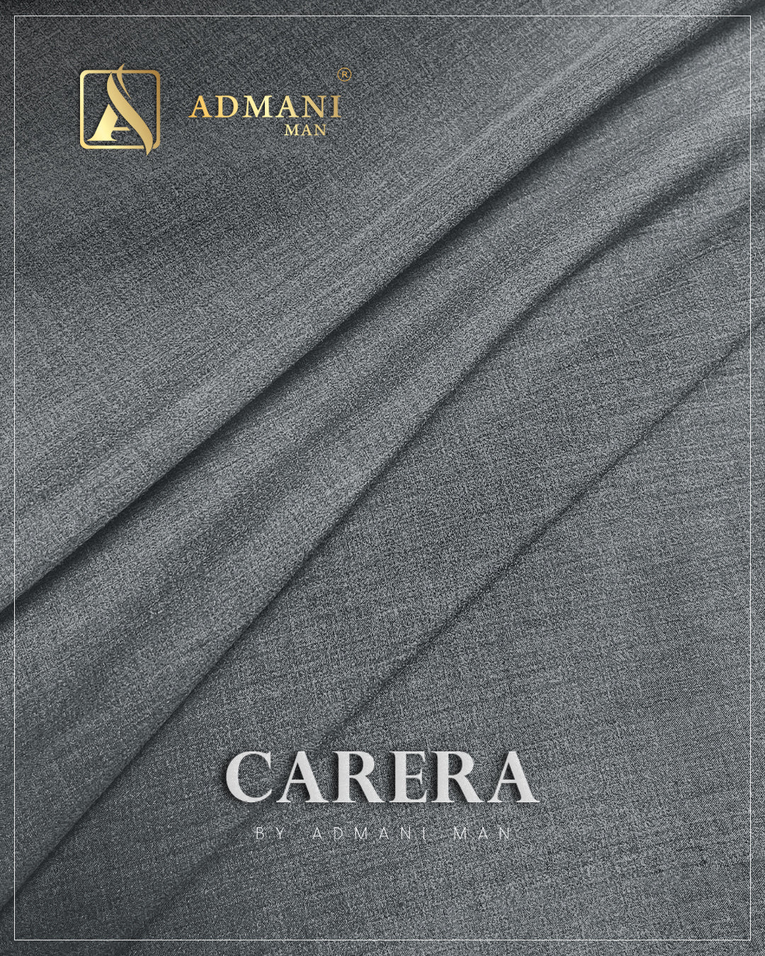 Carera Silver Gray Color Unstitched Fabric Mens Shalwar Kameez by Admani Menswear Pakistan
