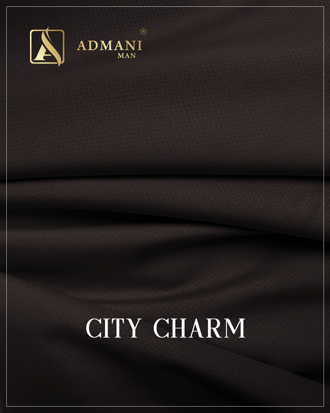 City Charm Cedar Brown micro texture wash n wear fabric for menswear shalwar kameez
