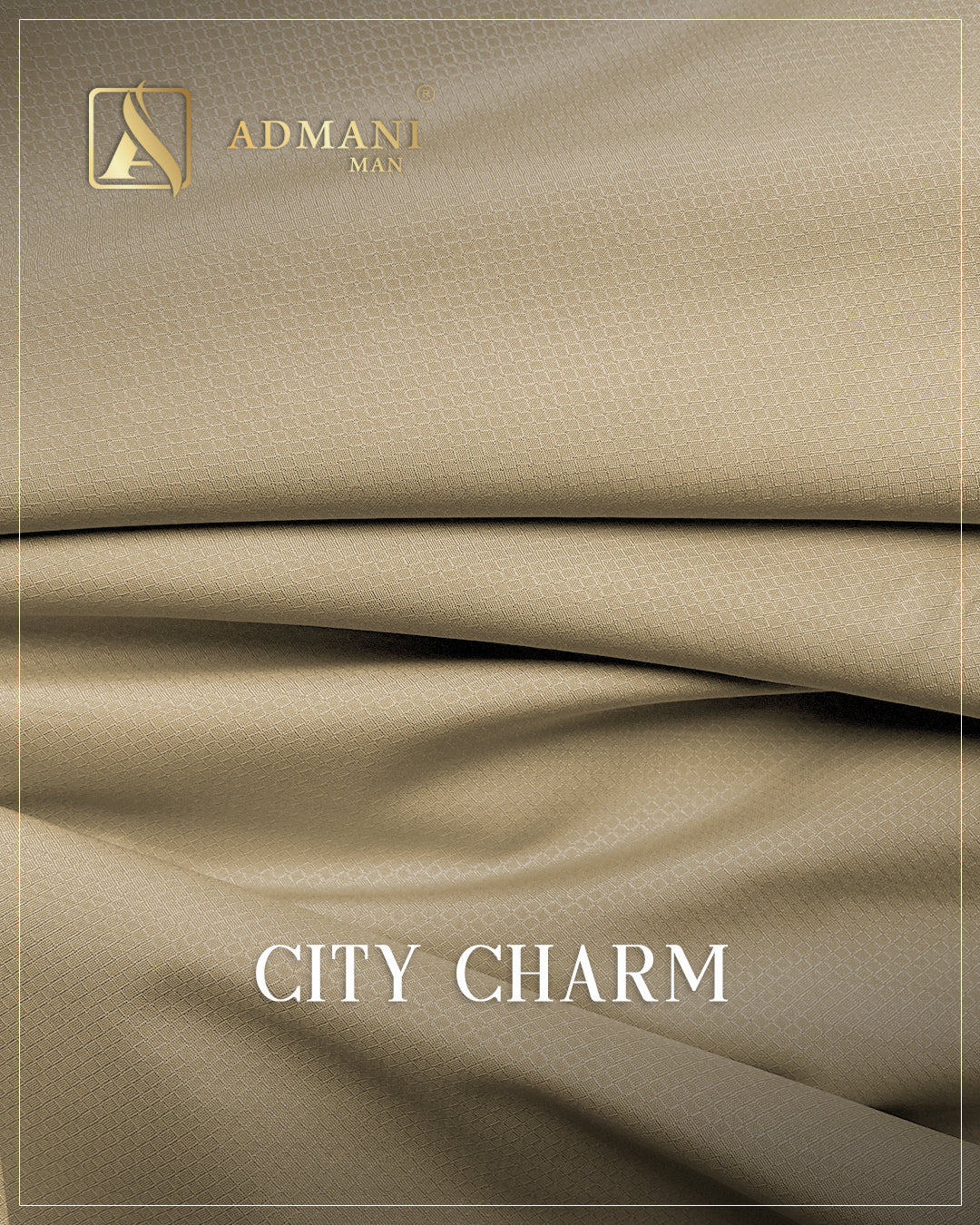 City Charm Hazel Wood micro texture wash n wear fabric for menswear shalwar kameez
