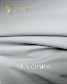 City Charm White micro texture wash n wear fabric for menswear shalwar kameez