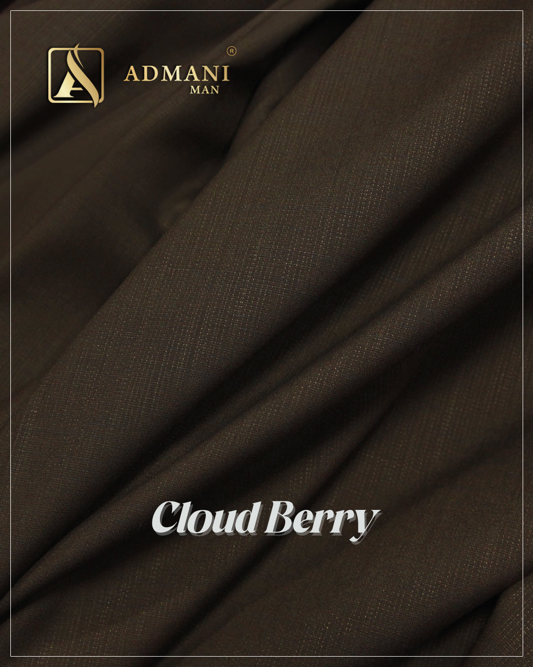 Cloud Berry Hazel Wood Unstitched Fabric for Men by Admani Menswear Pakistan