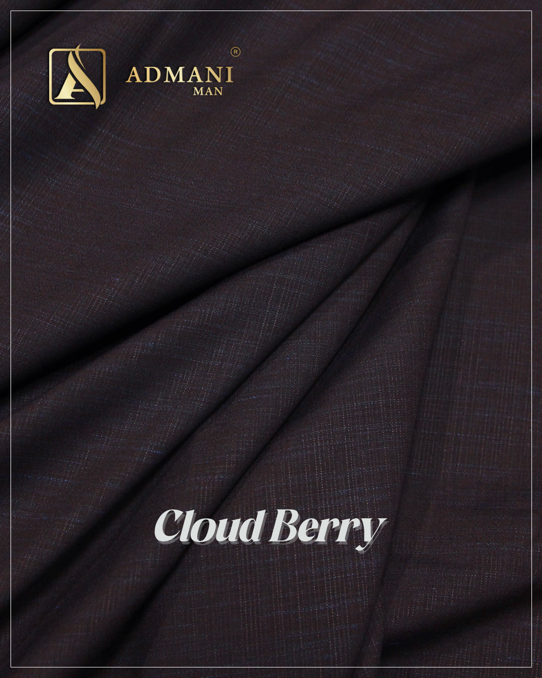 Cloud Berry Merlot Unstitched Fabric for Men by Admani Menswear Pakistan