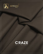 CRAZE Hazel Wood Super Fine Unstitched Fabric for Menswear Shalwar Kameez by Admani Man Pakistan - earthy brown tone for premium formal styling