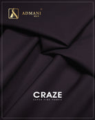 CRAZE Merlot Super Fine Unstitched Fabric for Menswear Shalwar Kameez by Admani Man Pakistan - olive green tone for versatile everyday wear