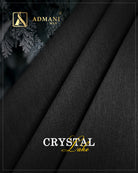Crystal Lake Black premium fancy fabric for men's shalwar kameez